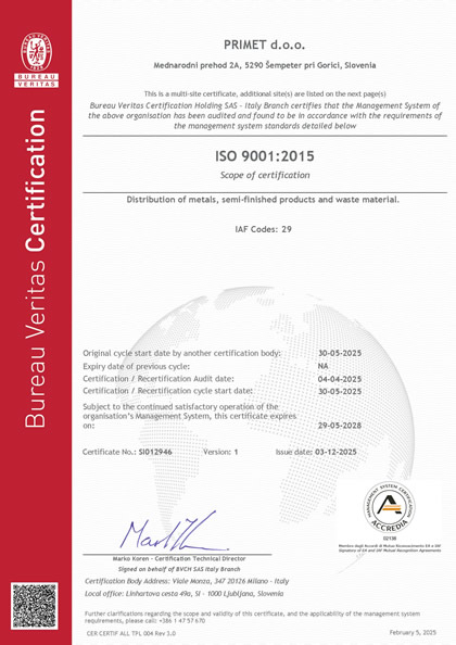 ISO 90001:2015